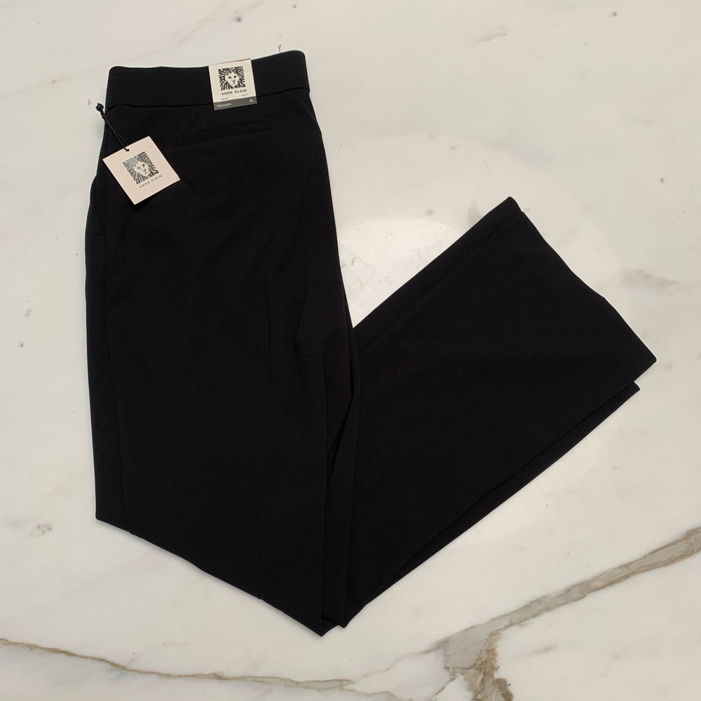 NWT Anne Klein black trousers XL